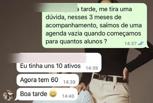 Depoimento aluna Fabiola